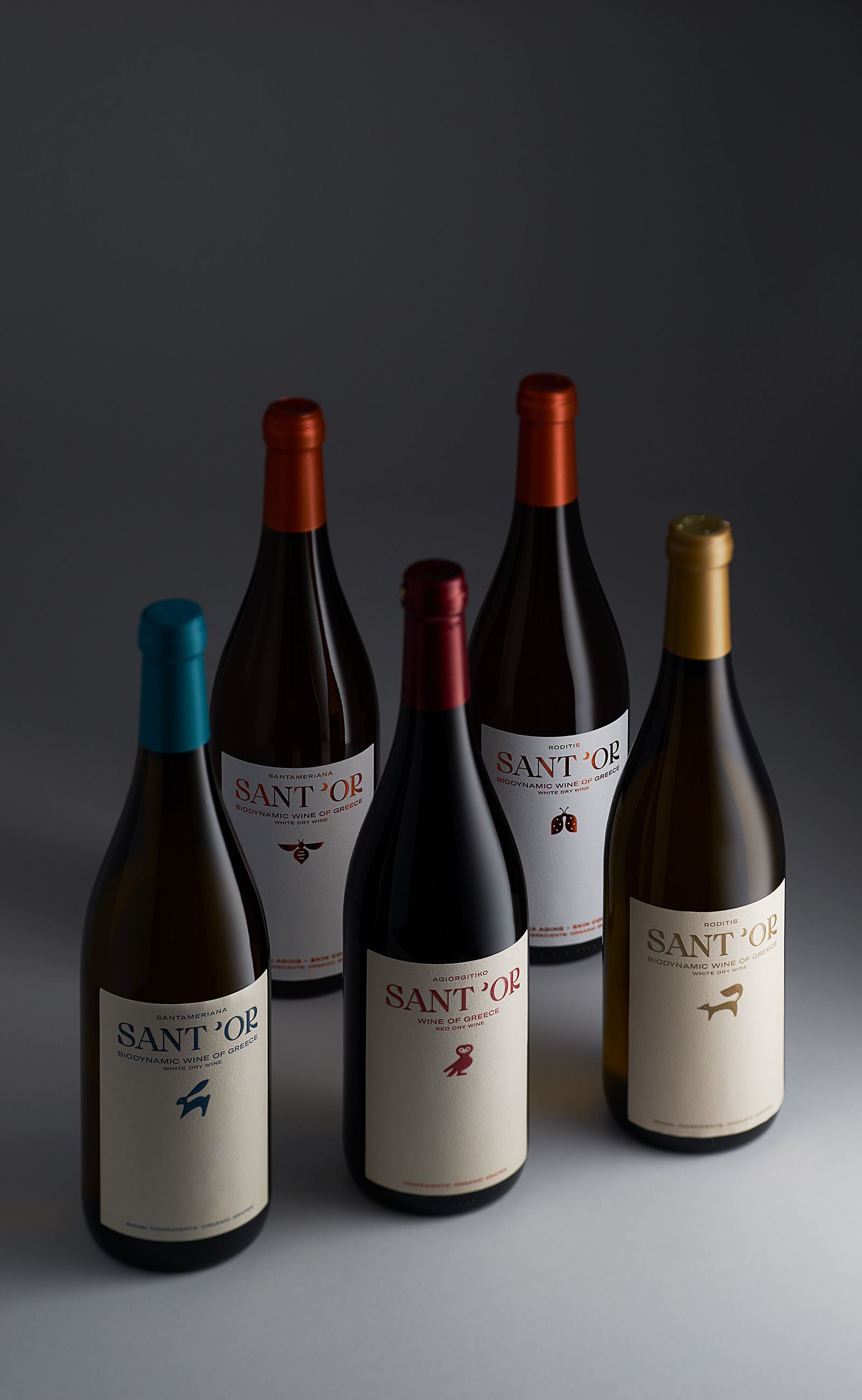 Santor Wines Packaging Group kommigraphics
