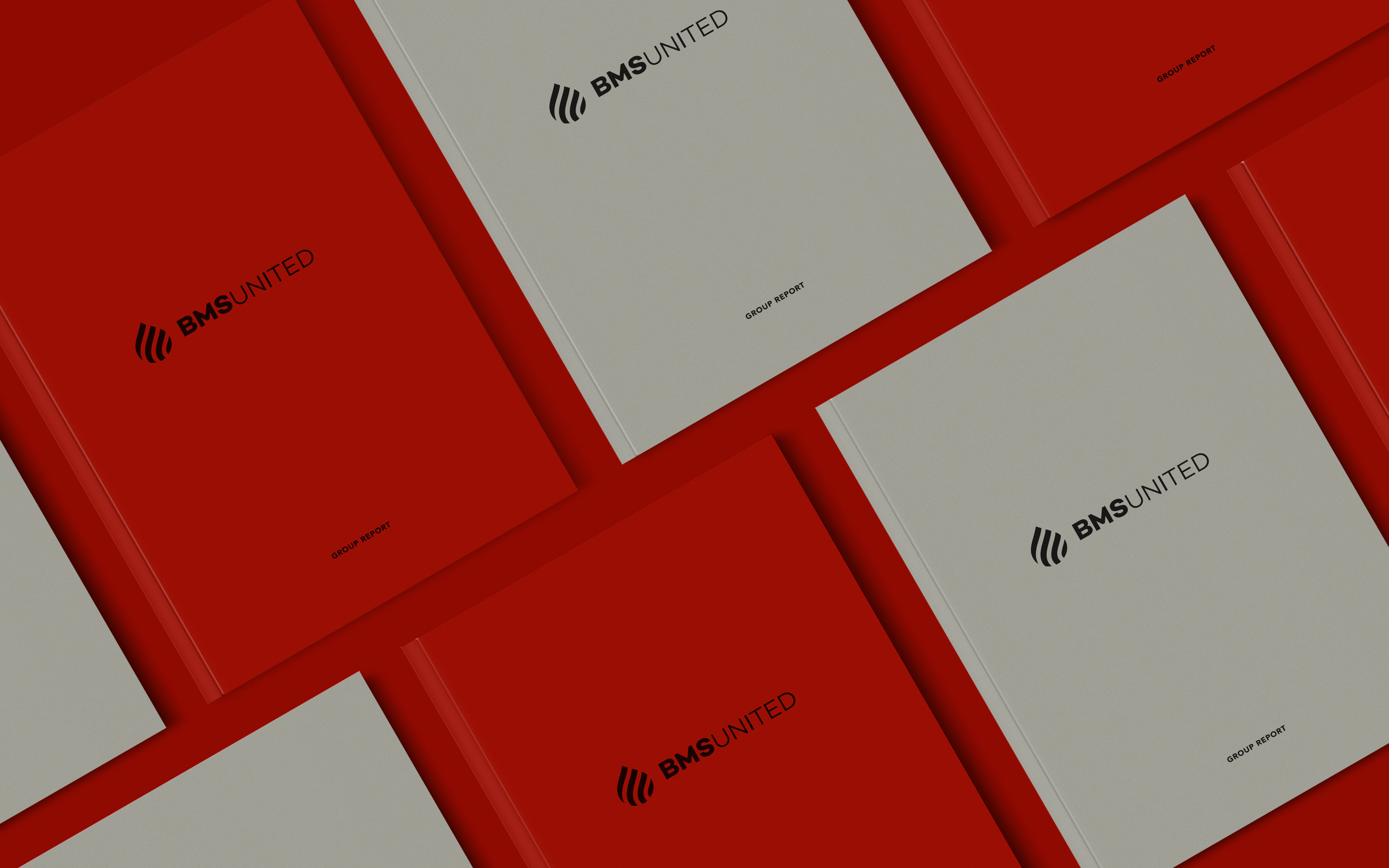 bms united branding brochure range covers kommigraphics