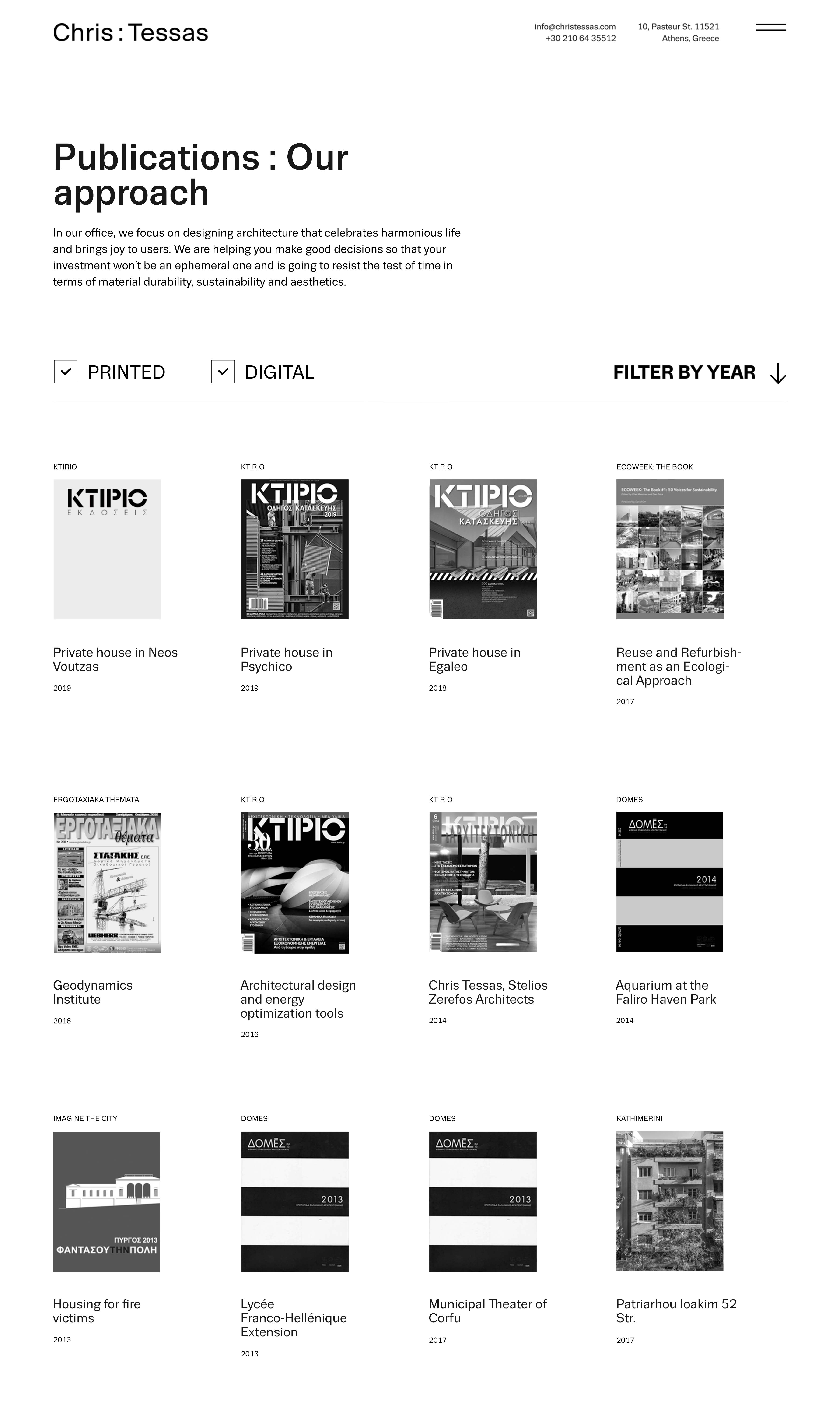 chris tessas website design publications kommigraphics