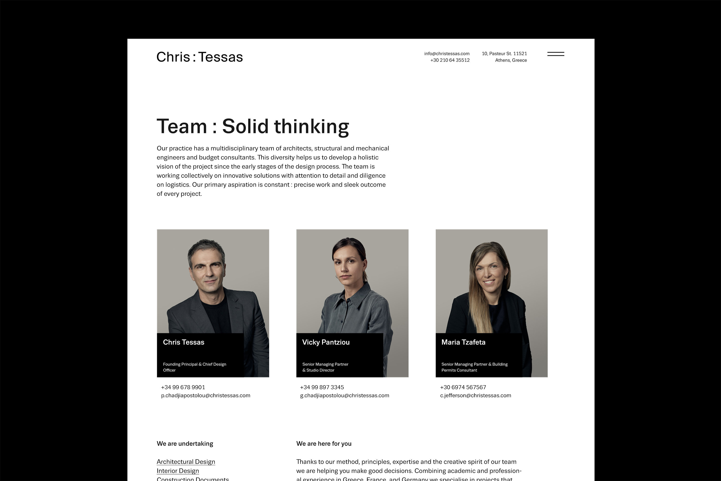 chris tessas website design team members kommigraphics