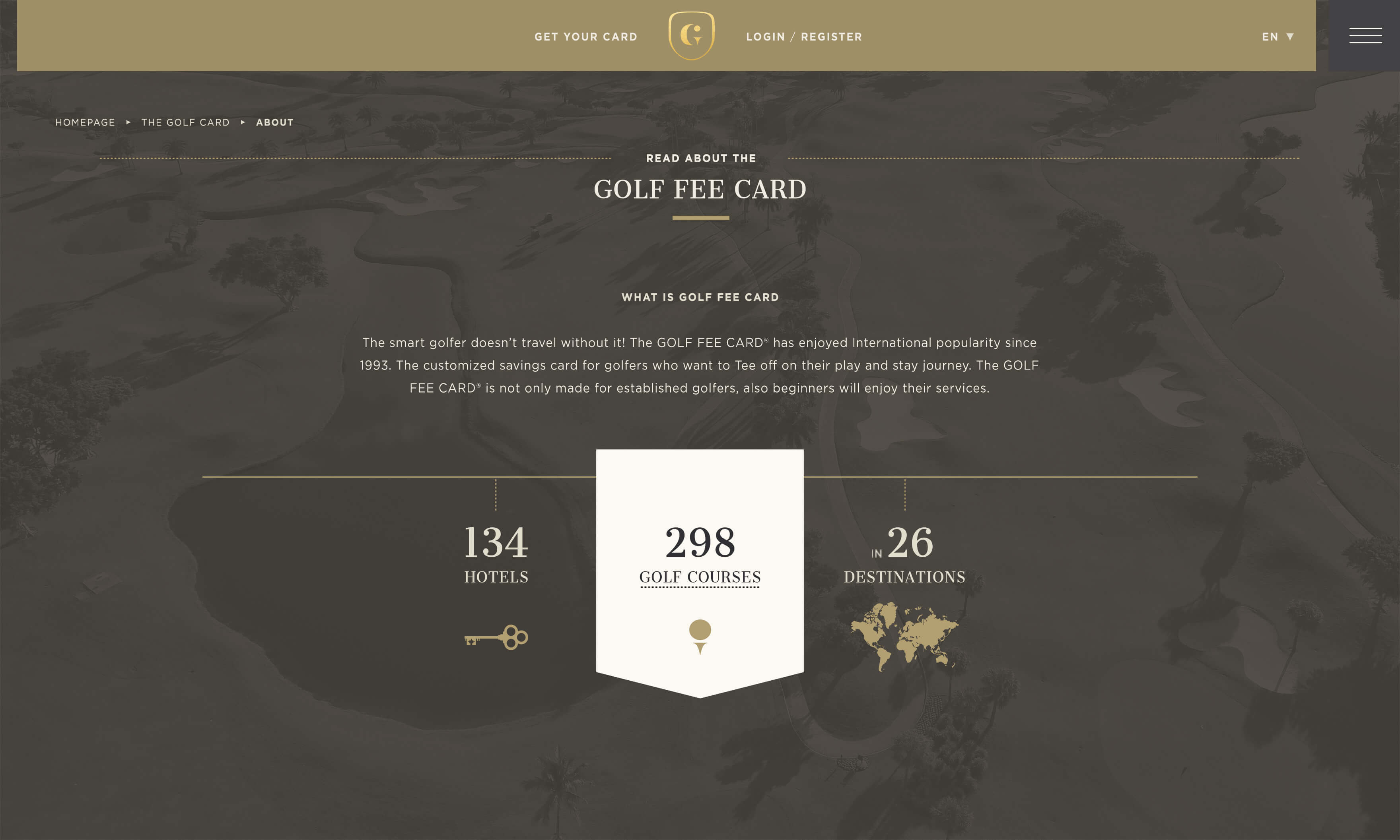 golf fee card digital design about kommigraphics