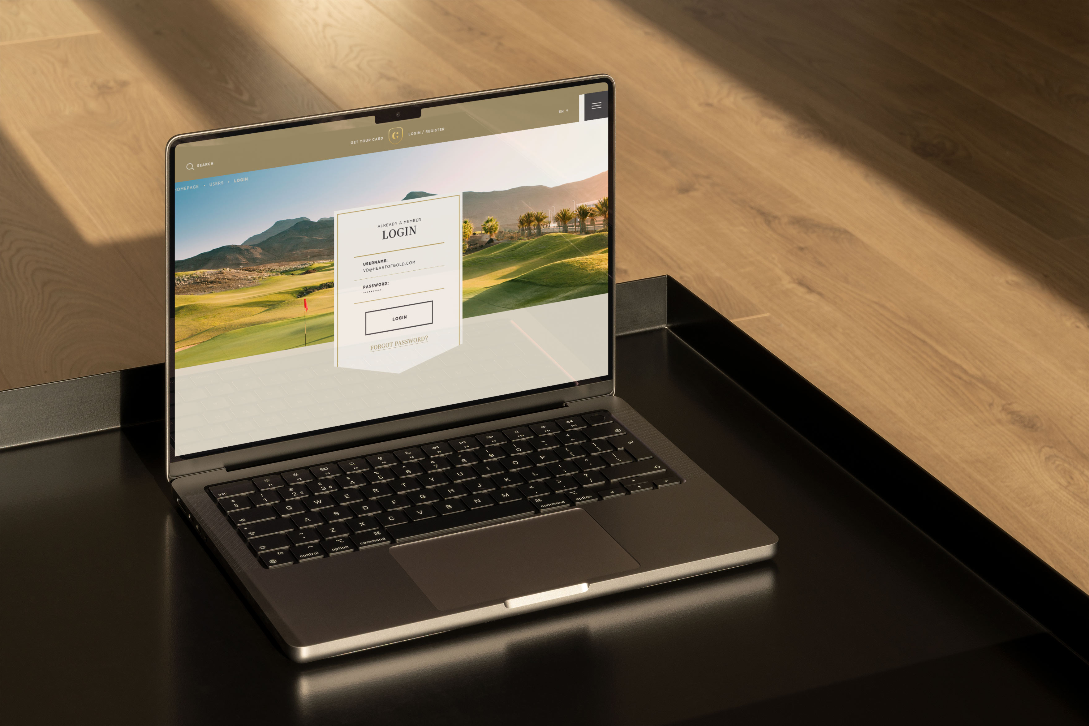 golf fee card digital design registration kommigraphics