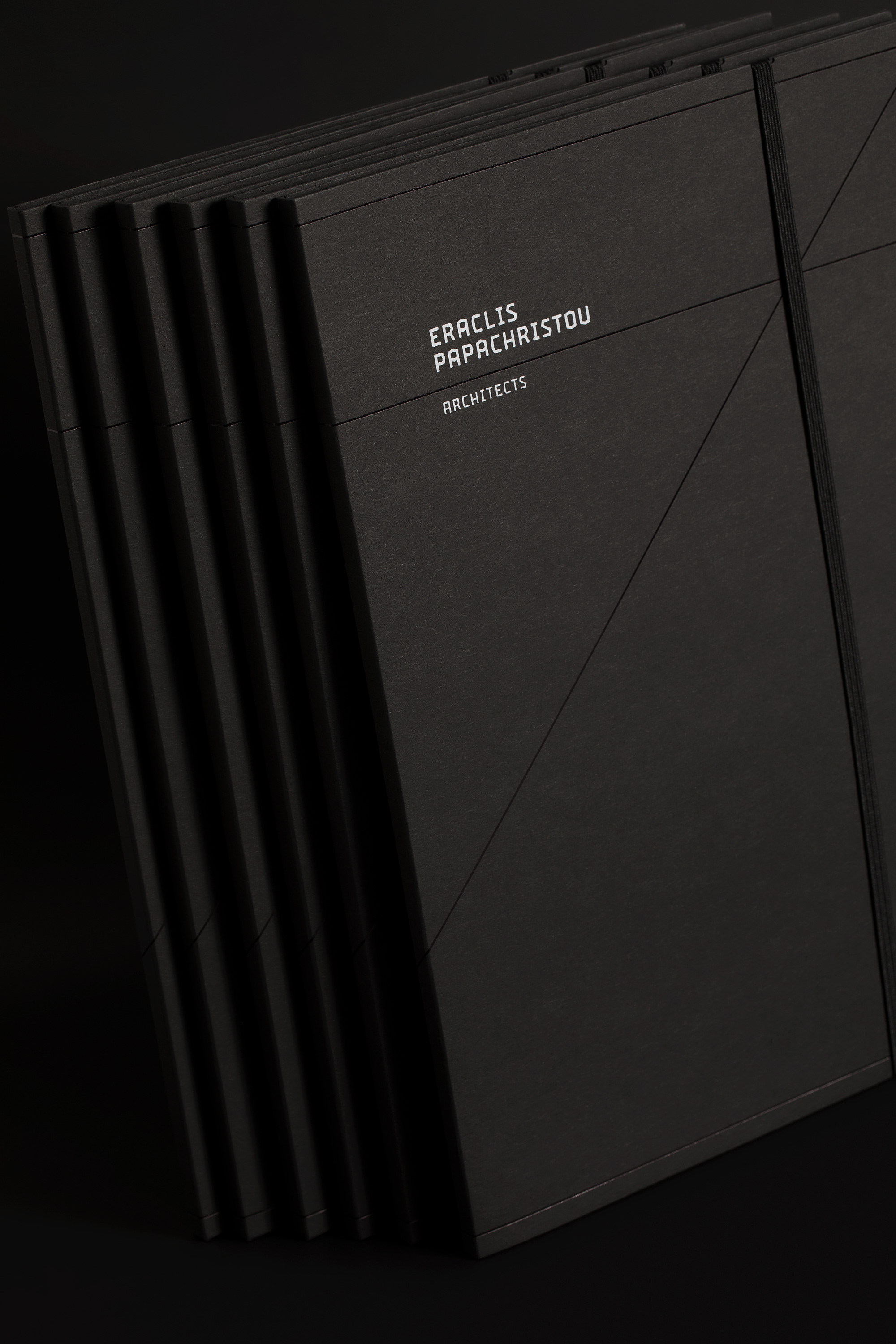 papachristou branding folders stack kommigraphics