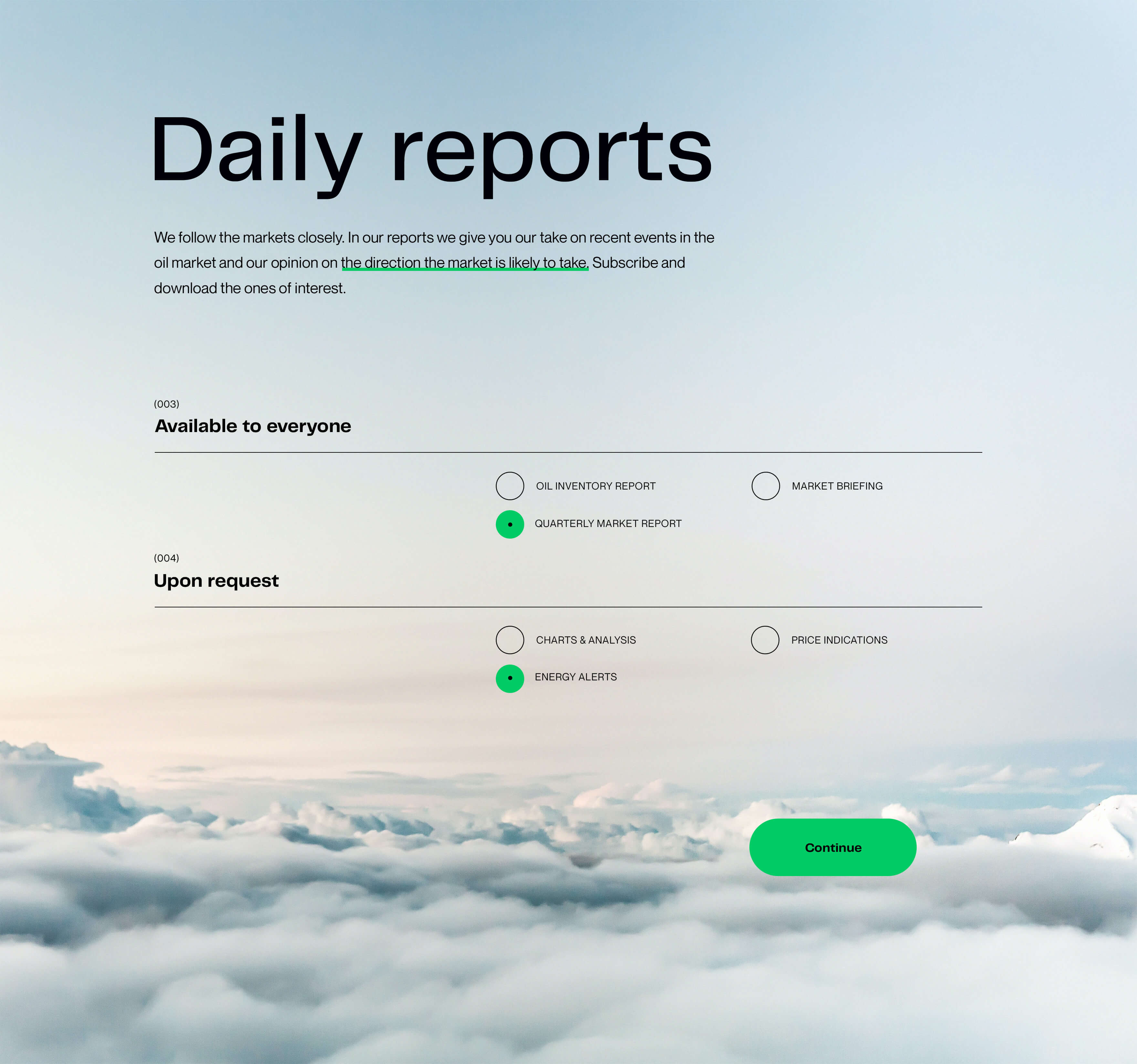 Global Risk Management website design daily reports kommigraphics