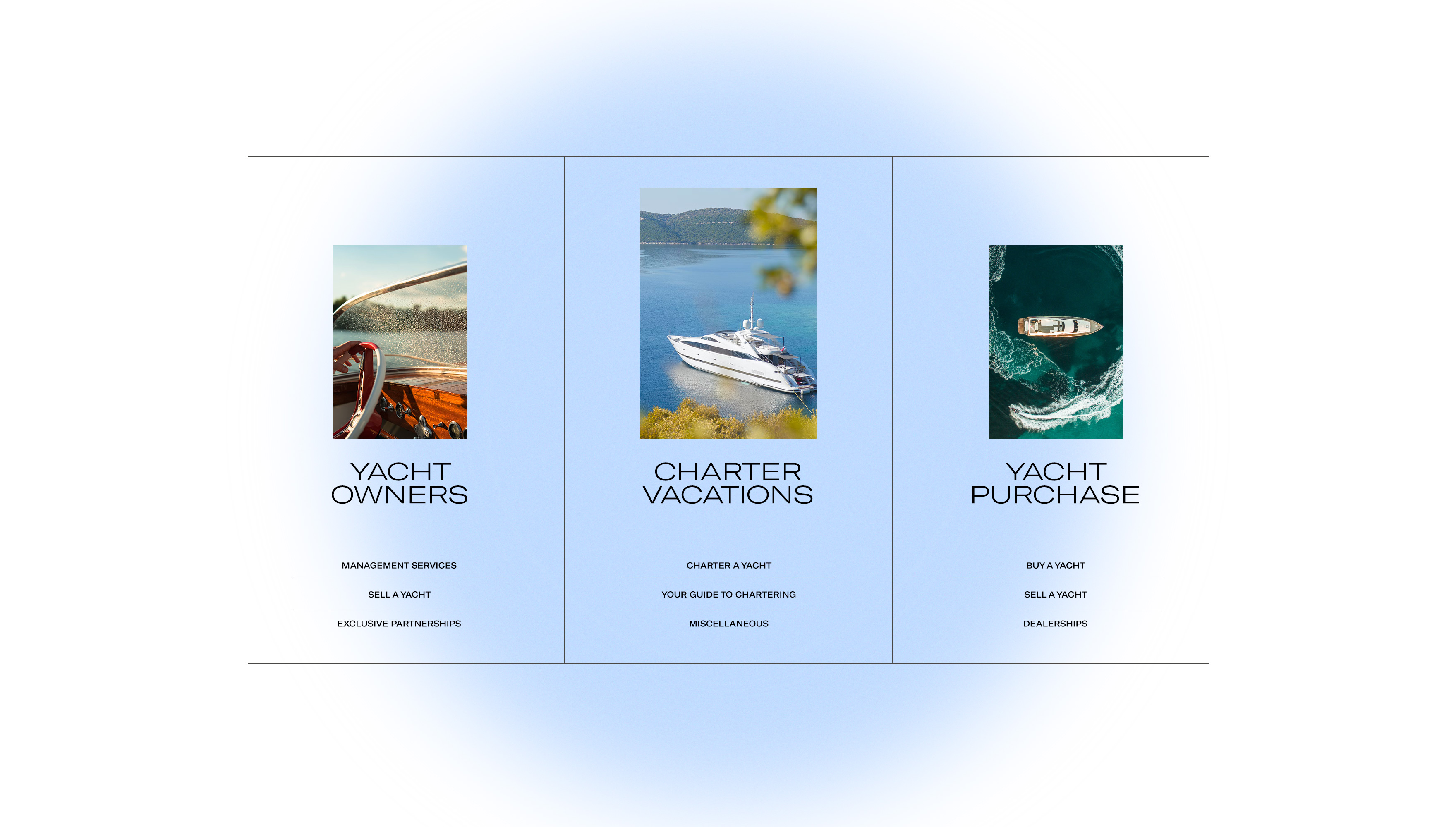 riginos yachts website design services kommigraphics