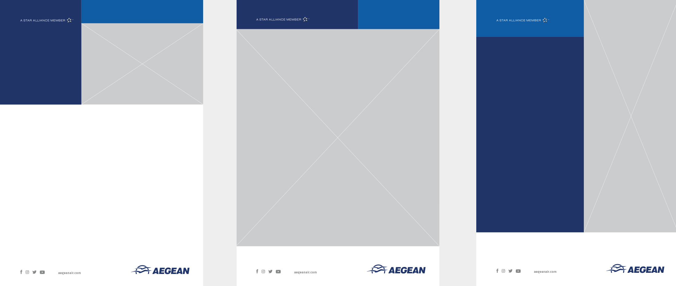 aegean air branding print ads sample kommigraphics