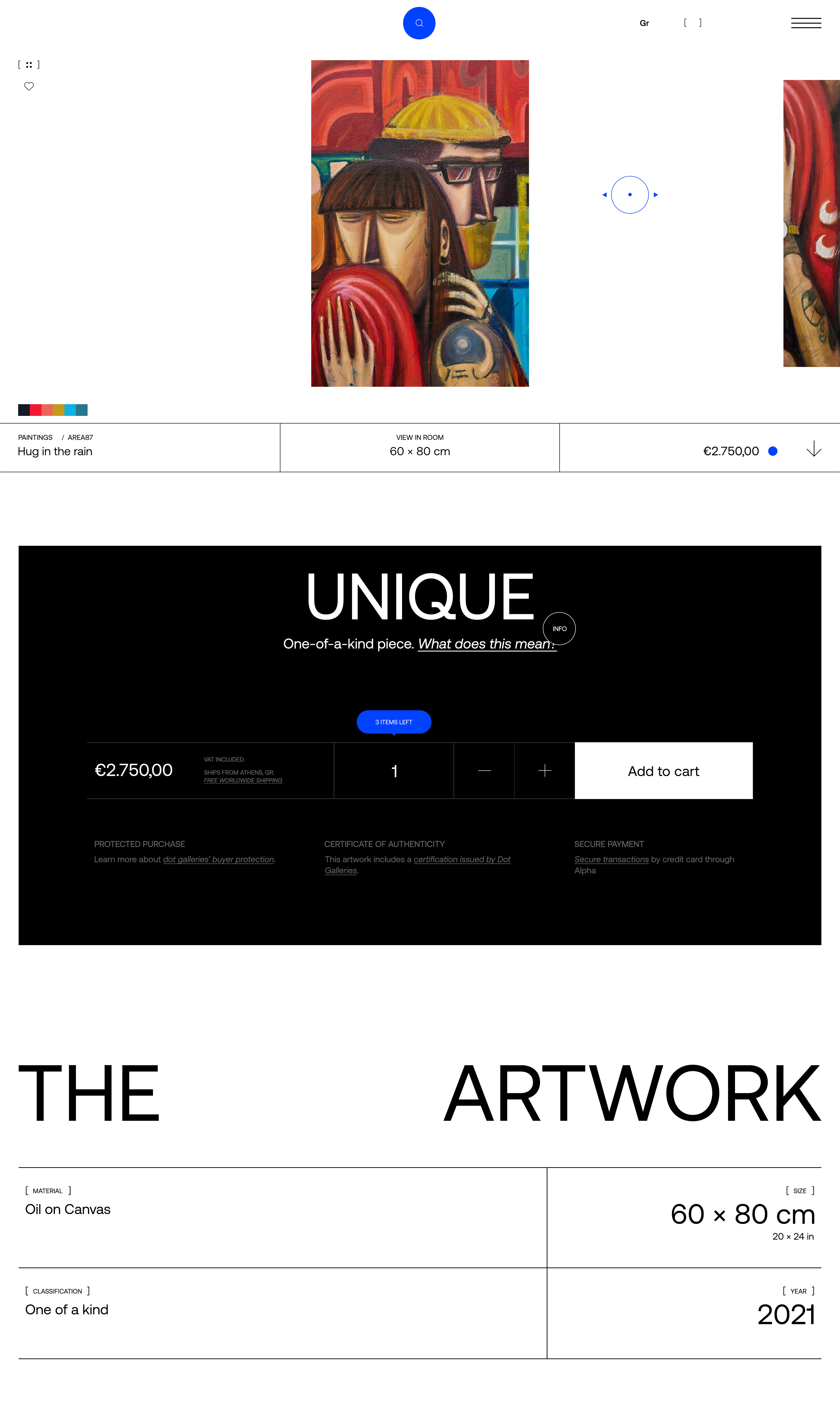 dot galleries website design artwork kommigraphics