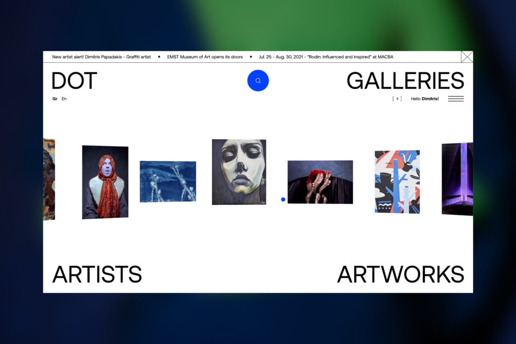 dot galleries website design thumbs kommigraphics