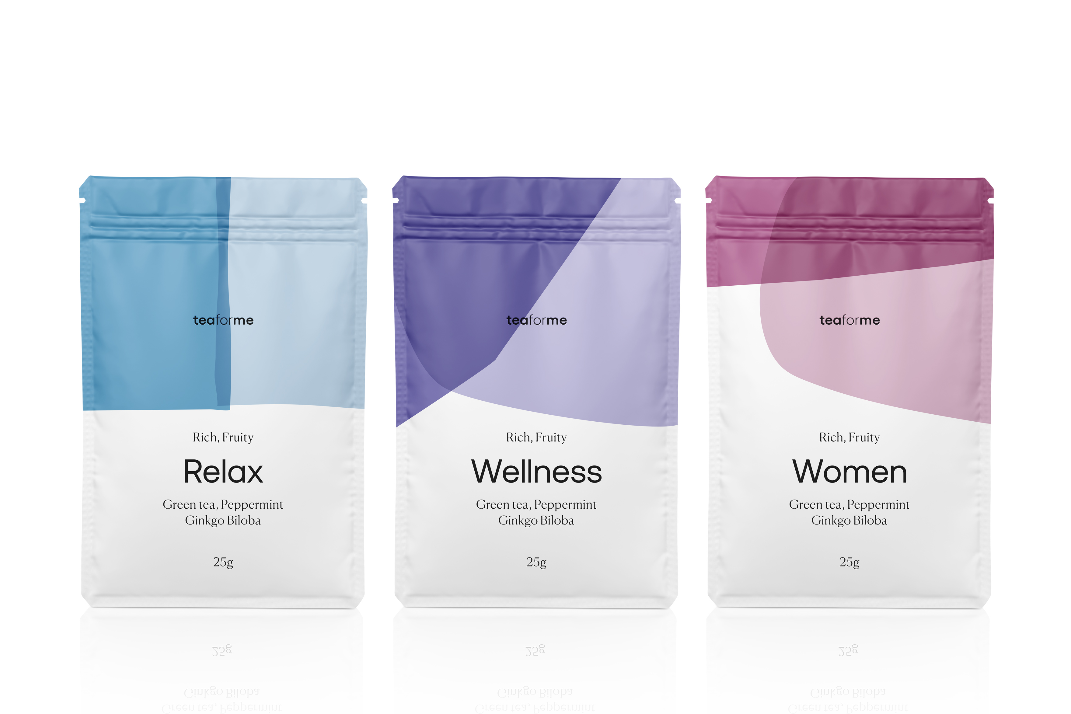 tea for me packaging relax wellness women kommigraphics