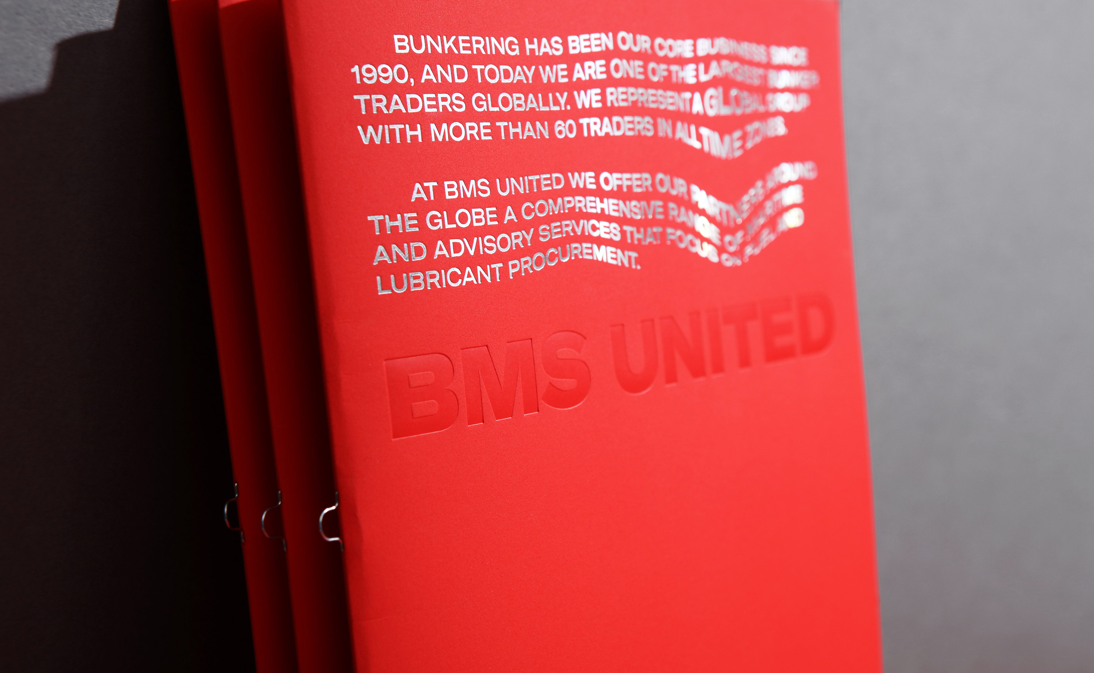 bms united annual report 2021 cover closeup kommigraphics