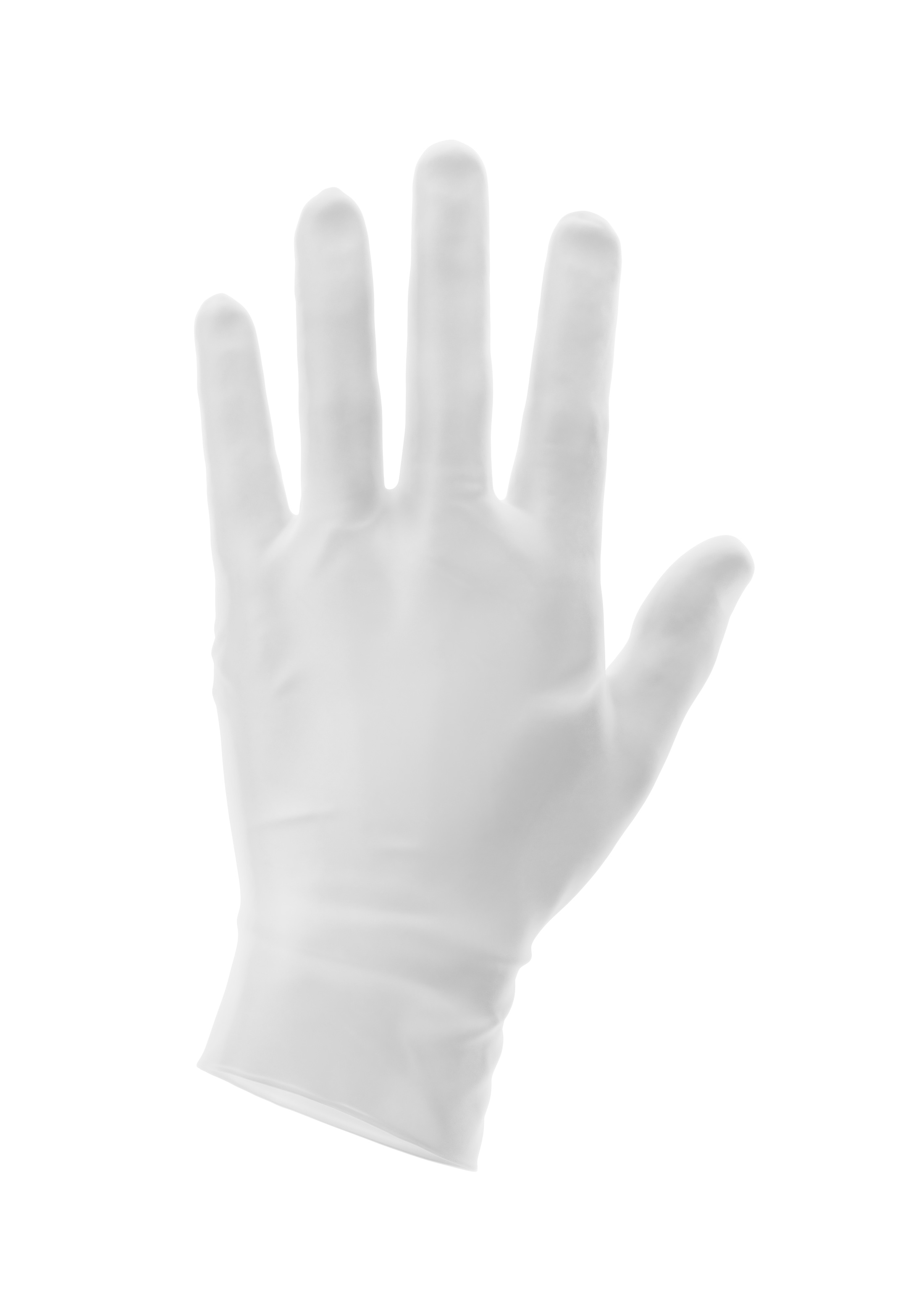 Demotek Surgical Gloves branding left hand kommigraphics