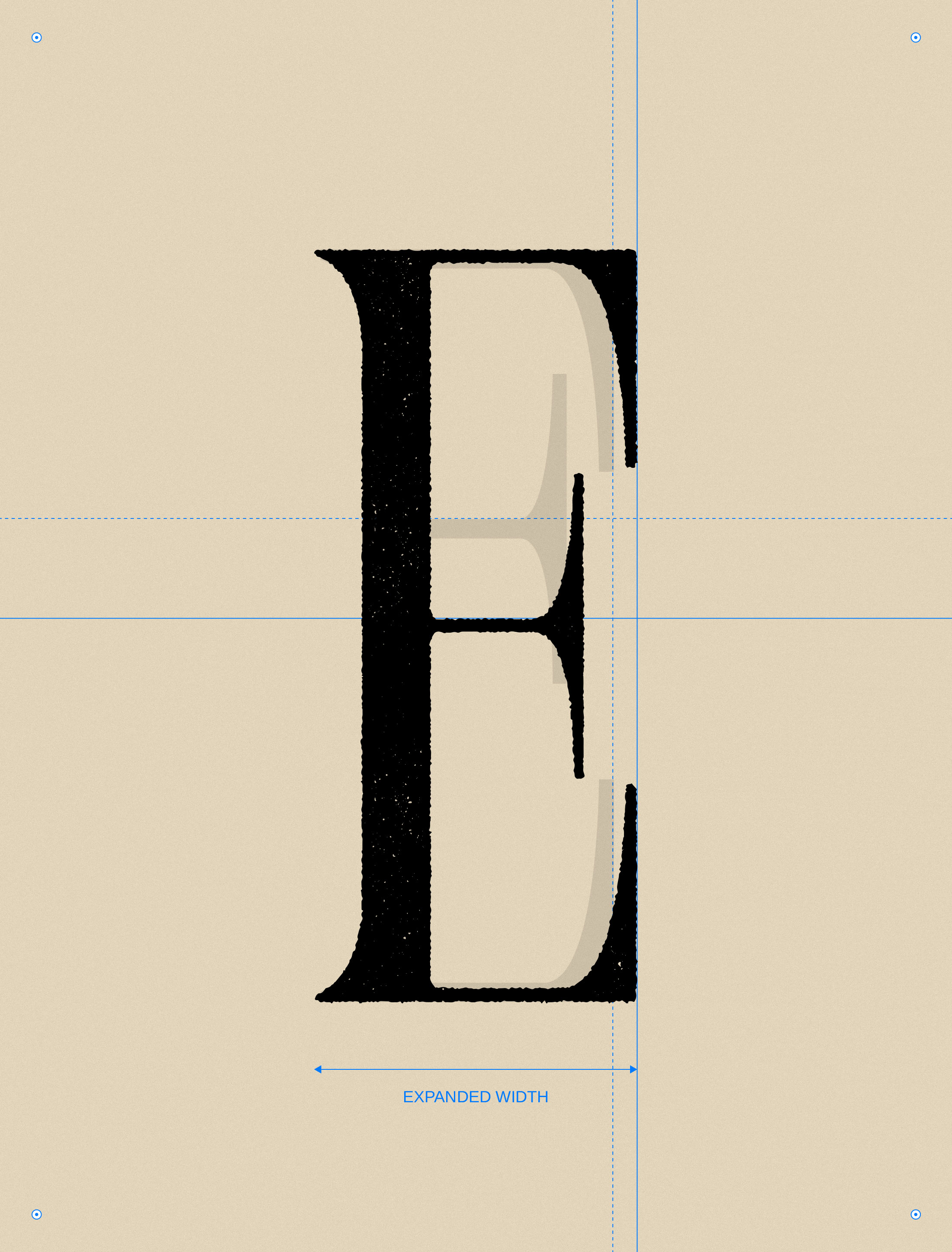 maestro tv series branding typographic E alterations kommigraphics