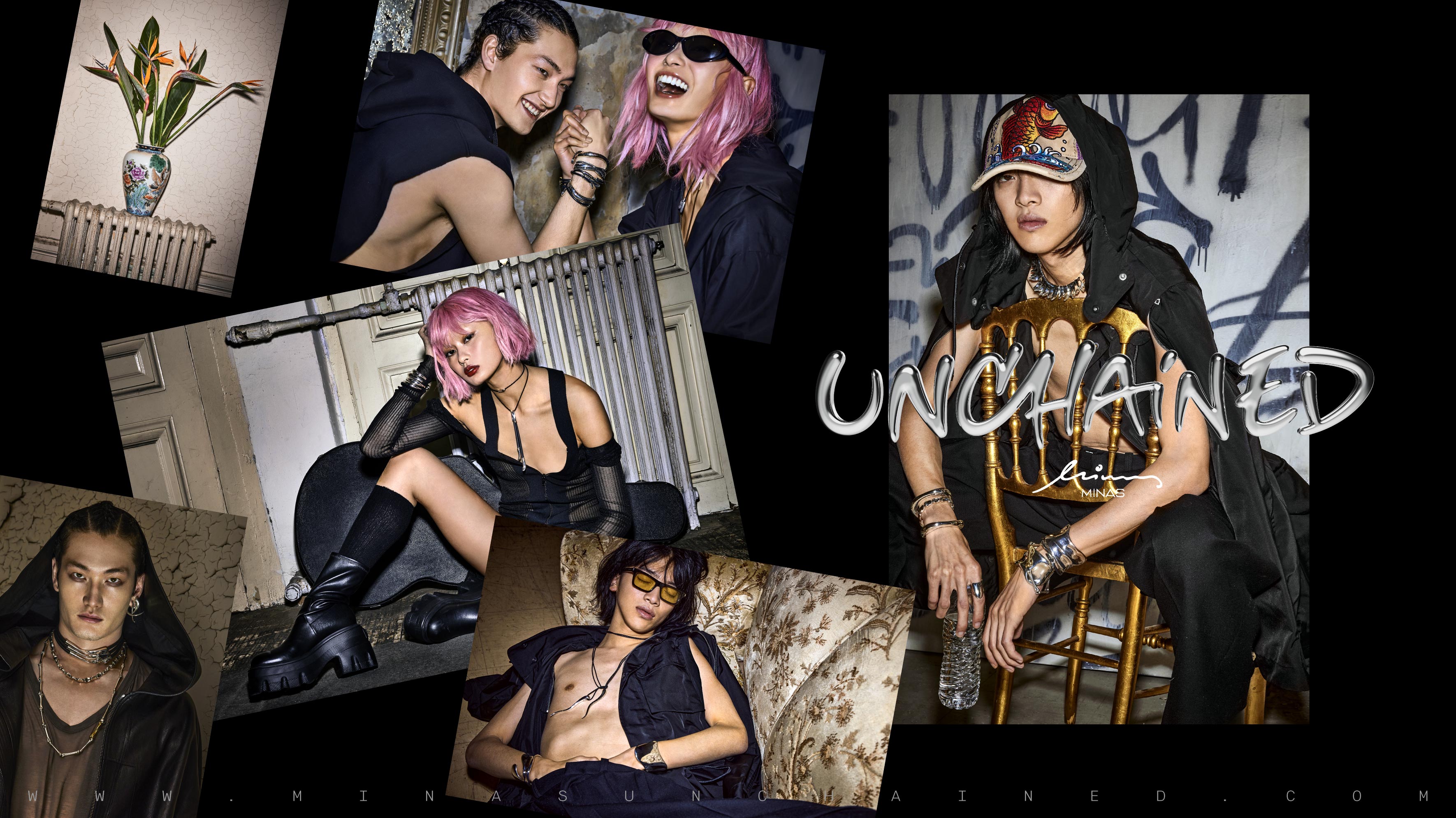 Minas Unchained branding photos collage kommigraphics
